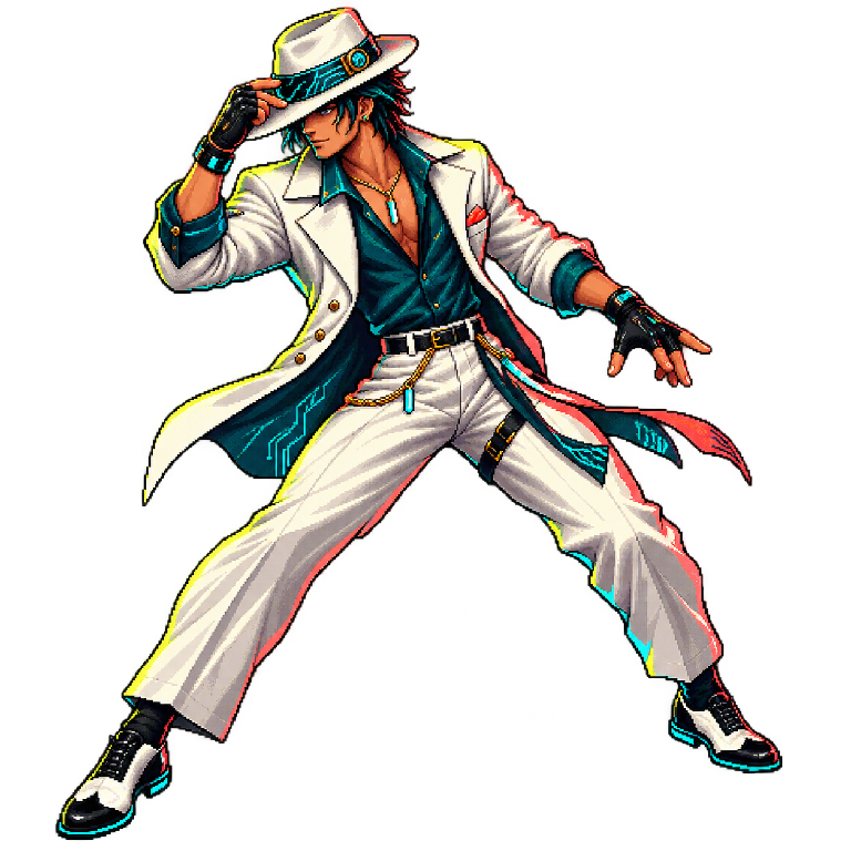 CIPHER, selected playable fighter