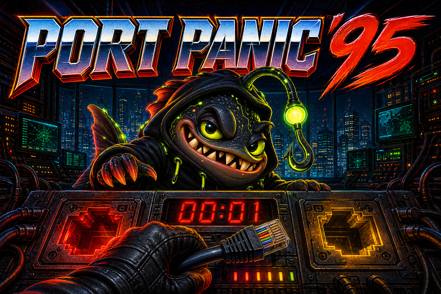 Port Panic ’95 control room