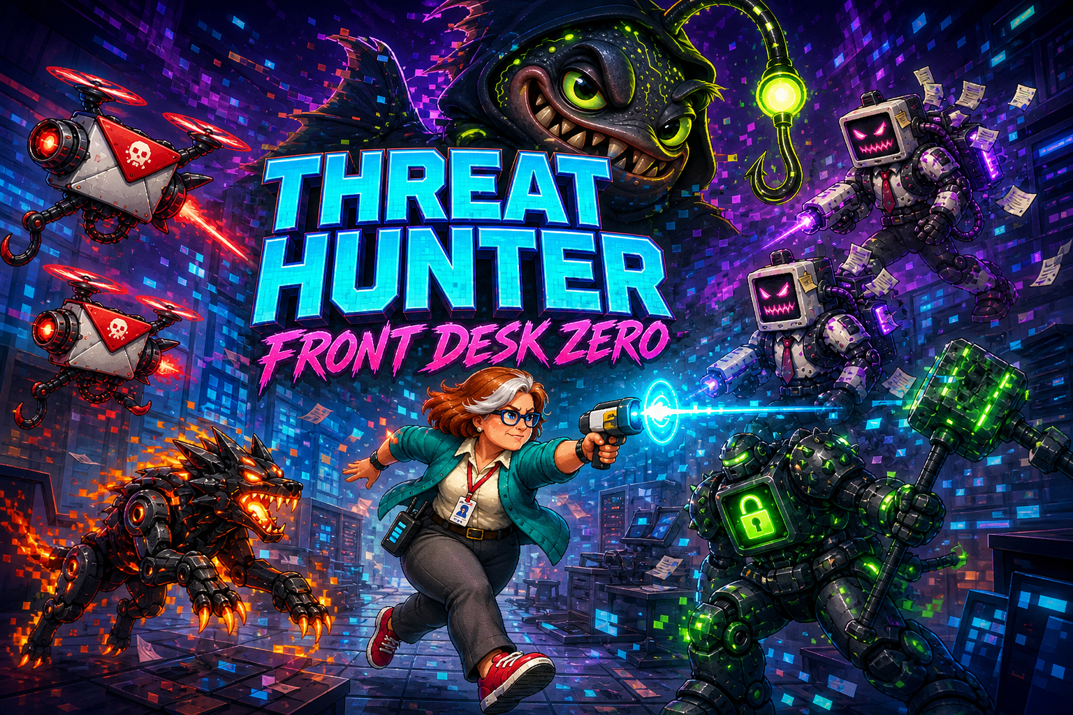 Threat Hunter investigation game artwork